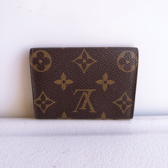 SOLDLouis Vuitton Monogram Monnaie Plat Coin Purse - Picture 2 of 7